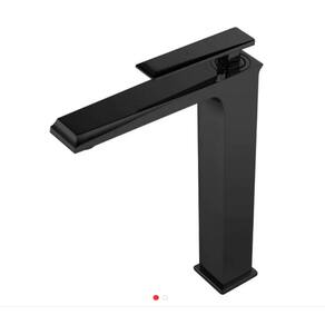 Monocomando Lav Mesa Bica Alta Chanfrada Black V-23815-413H