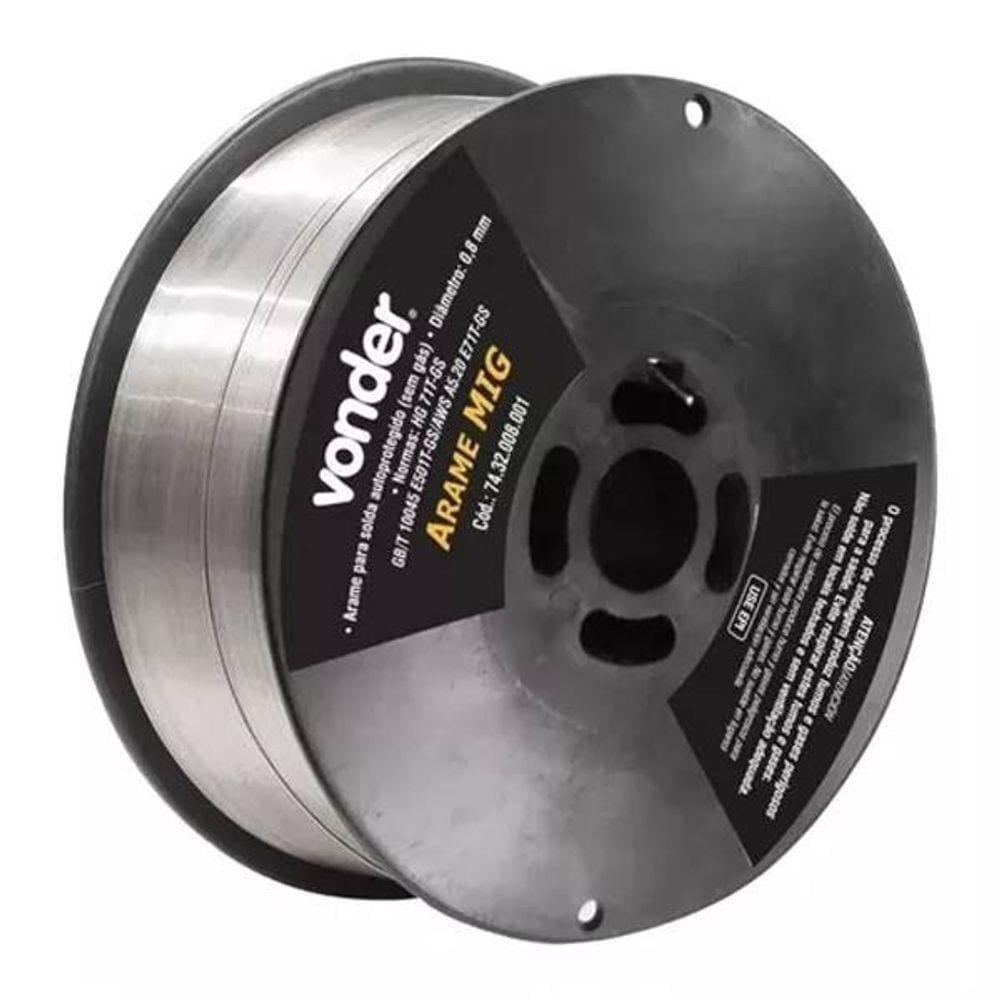 Arame Solda Mig 0.8 1kg - Vonder Premium