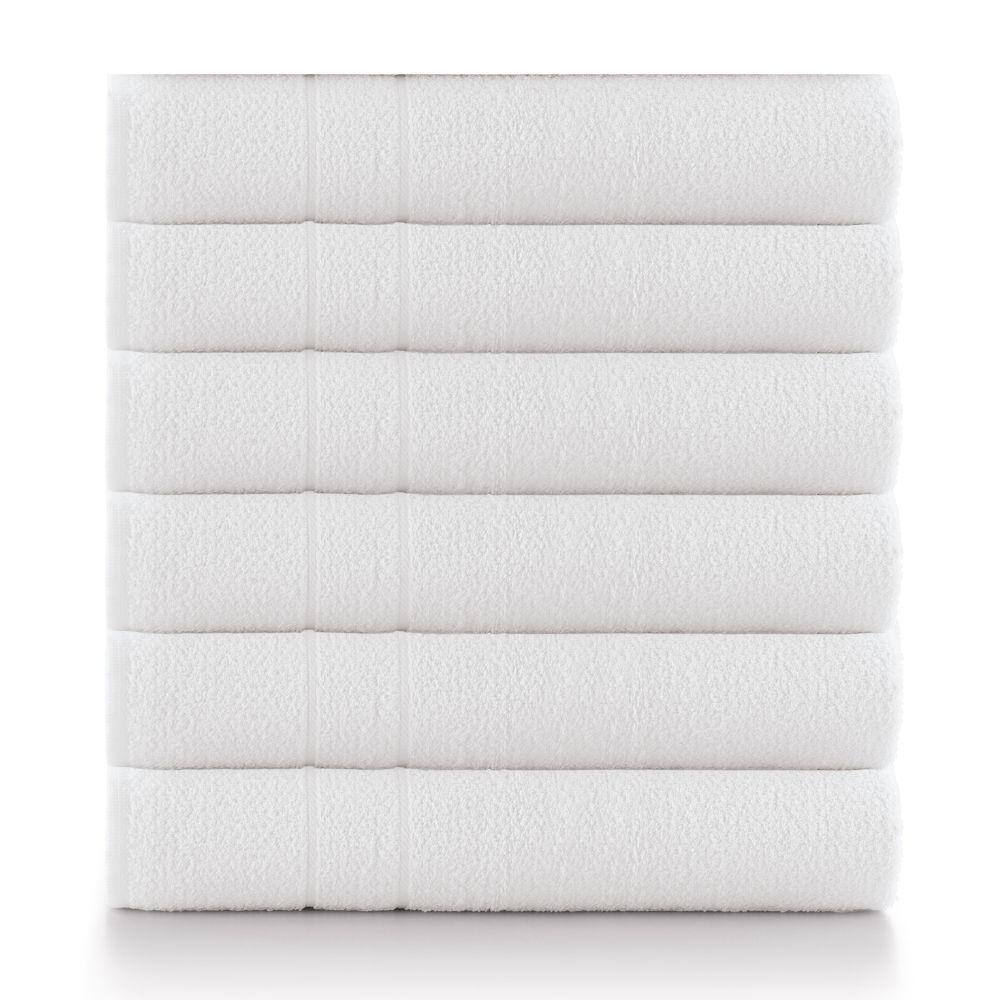 Toalha Profissional Mônaco Branca 0,70x1,35m - 6 Peças