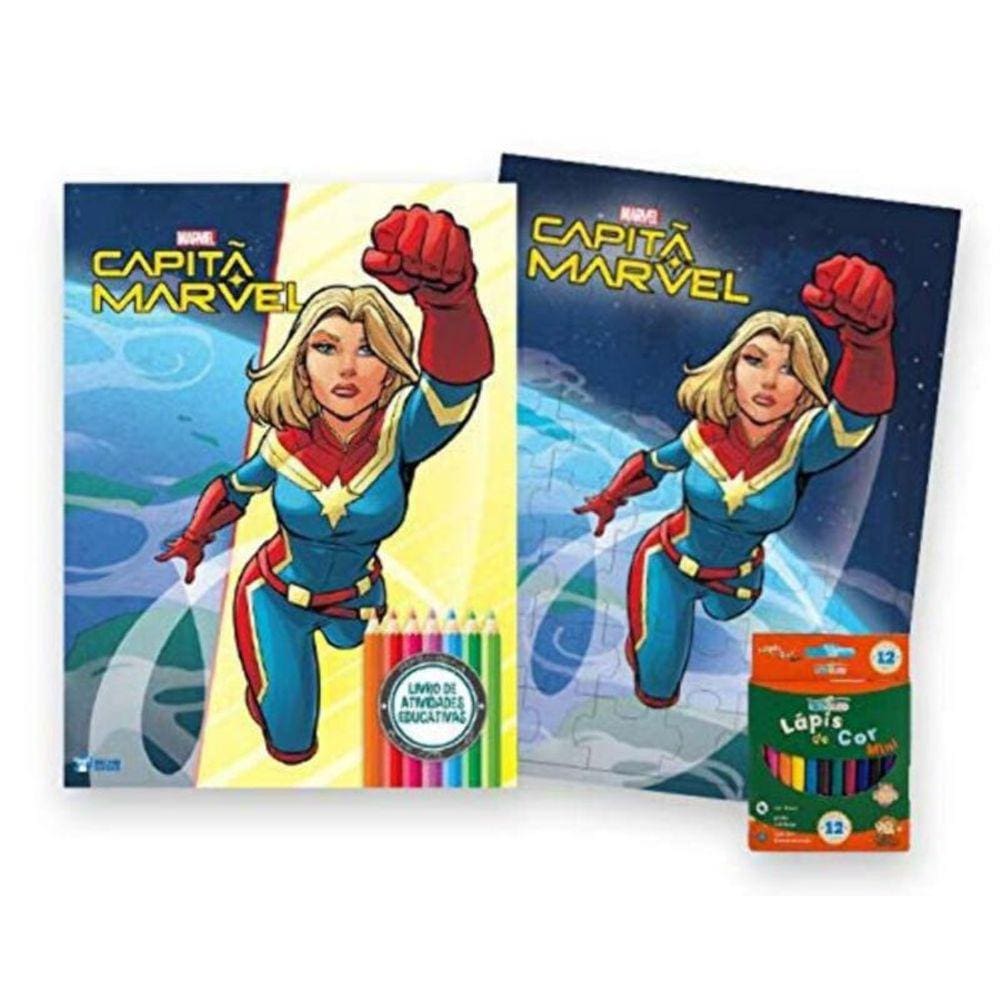 Kit Diversao - Capita Marvel