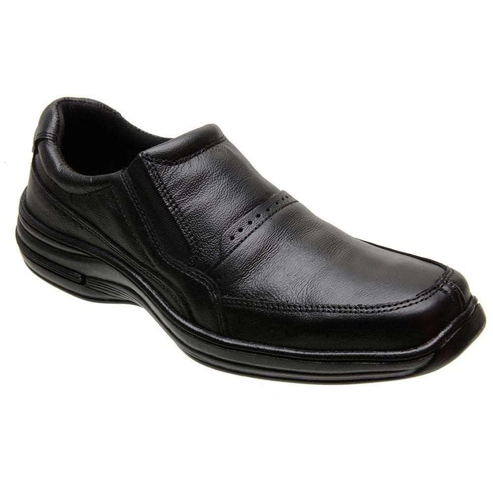Sapato Social Masculino Couro Casual Confortável Antistress