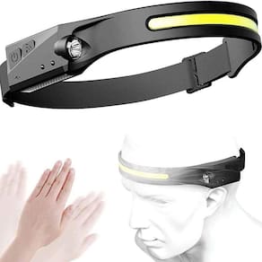 Lanterna de Cabeça Sensor Movimento - Potente e Impermeável