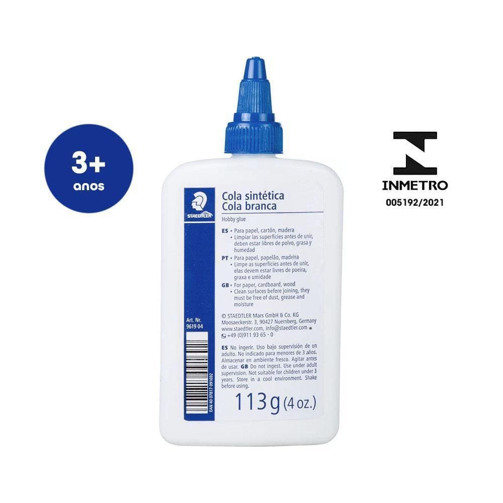 Cola Branca Escolar Para Artesanato 113G Staedtler