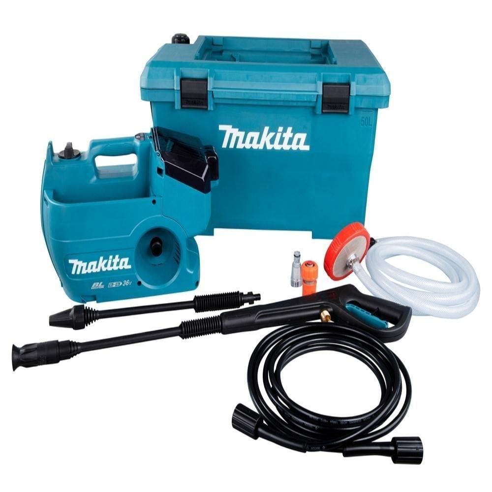 Lavadora De Alto Pressão 18v Lxt Sem Fio Com Caixa De água Engate Torneira Mangueira Dhw080zk Makita