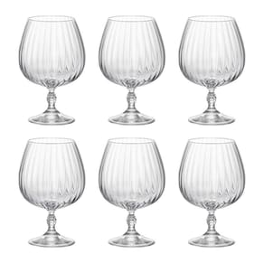 Taça De Vidro Bormioli Rocco 650Ml America 20S 6 Peças