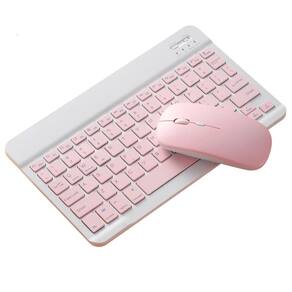 Teclado Magnético QWERTY Mouse Galaxy Tab A7 Lite - Rosa