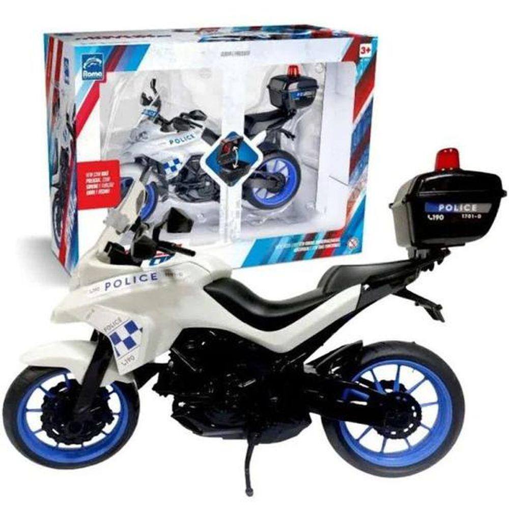 Brinquedo Moto Policia - Multi Motors Roma Ref 0903