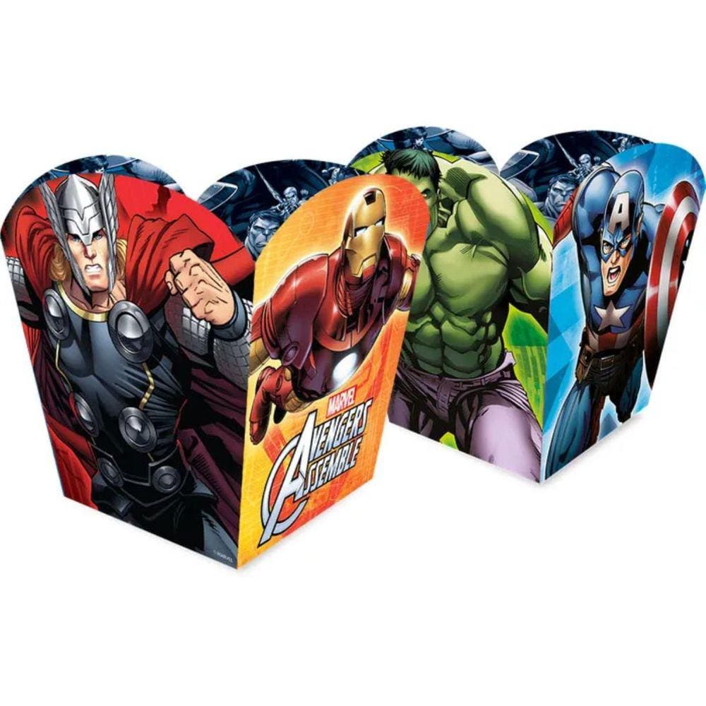 Cachepot Avengers Com 04 Unidades