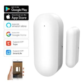 Sensor De Portas Janelas Wifi Alexa Google Smartlife Tuya