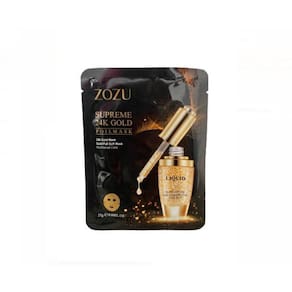 Máscara De Ouro 24K Para Peles Secas Folha Macia 25G Zozu