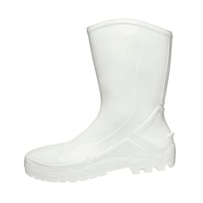 Bota Vulcaflex Branca Pvc Cano Médio C/Forro 37