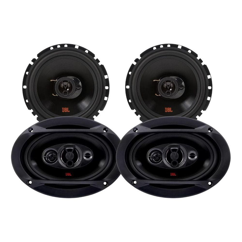 Kit 2 Alto Falantes 6  JBL FLEX4 6TRFX55 110W + 2 Alto Falantes JBL 6x9  69QDFX110 220W