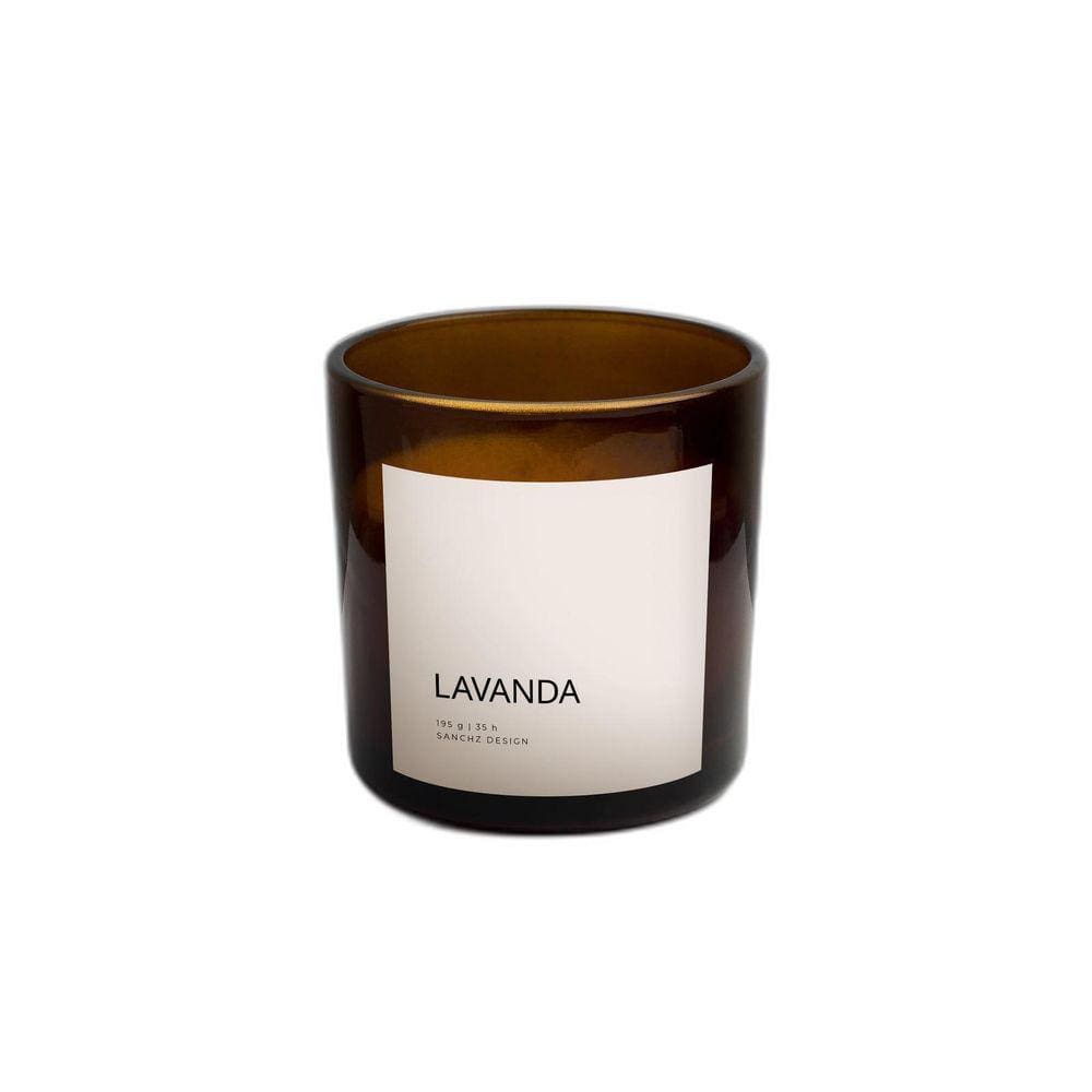 Vela Aromática Âmbar Nature Lavanda