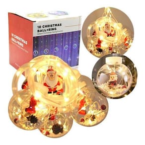 Decoração De Natal Cortina De Luzes Led Pisca Pisca Colorido