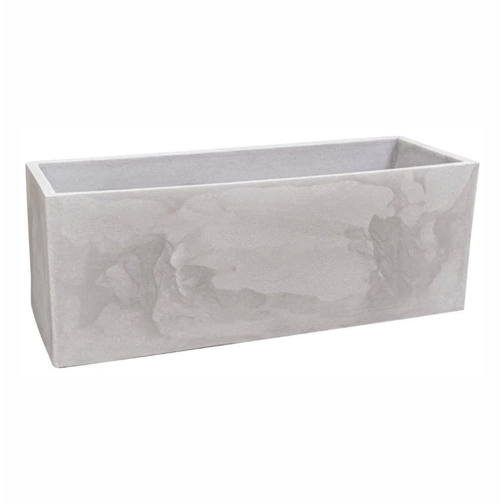 Vaso Floreira Jardineira Flat Polietileno 77x29x29cm Japi