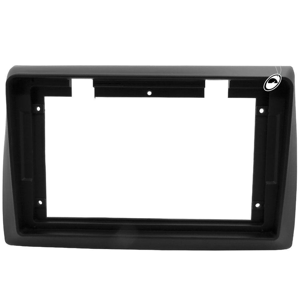 Moldura De Painel 2 Din 9" Polegadas Stilo 2003 à 2011 Preto