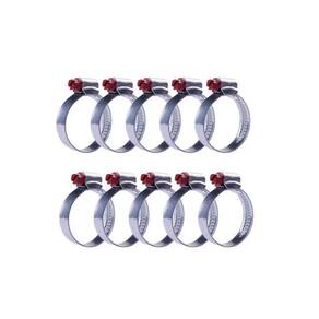 Abraçadeira De Metal Fita 9 Mm 12X16Mm Kit Com 10 Unidades