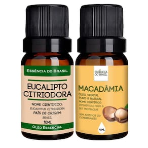 Kit Óleo Eucalipto + Macadâmia 10ml - Essência Brasil