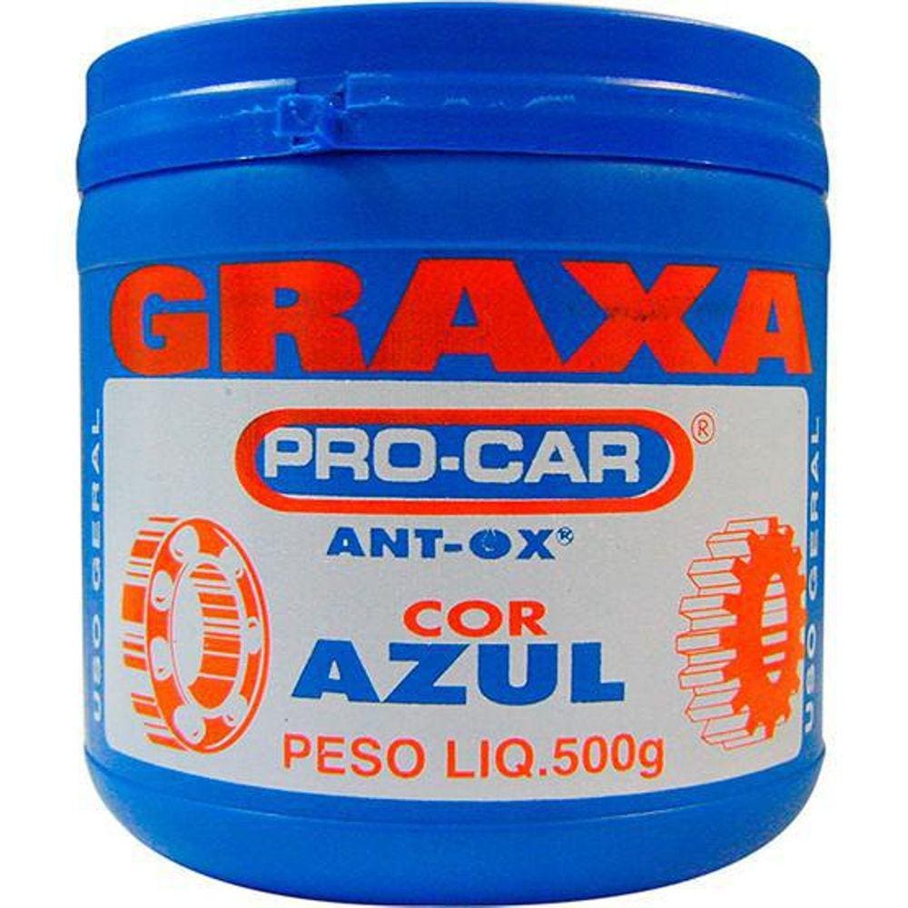 Graxa Azul Ant-Ox 500G Pro-Car - Rqp022