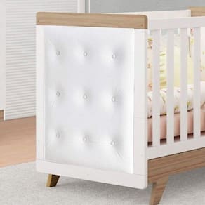 Kit Capitonê 2 Peças Berço Retrô Móveis Peroba