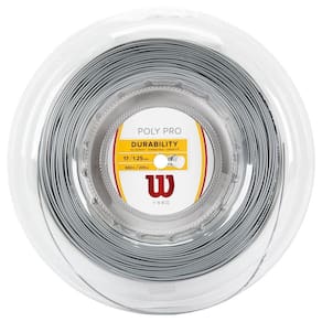 Corda Wilson Poly Pro 17L 1.25mm Prata - Rolo com 200 metros