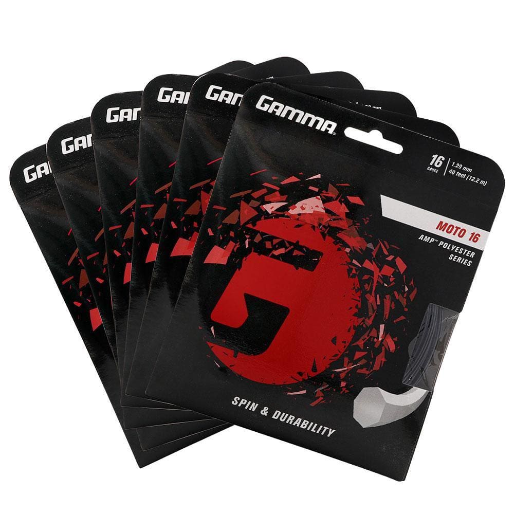 Corda Gamma Moto 16L 1.29mm Pack com 6 Unidades - Preta