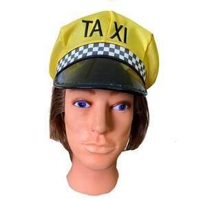 Kit 2 Quepe Chapéu Boina Amarelo Taxista Carnaval Fantasia