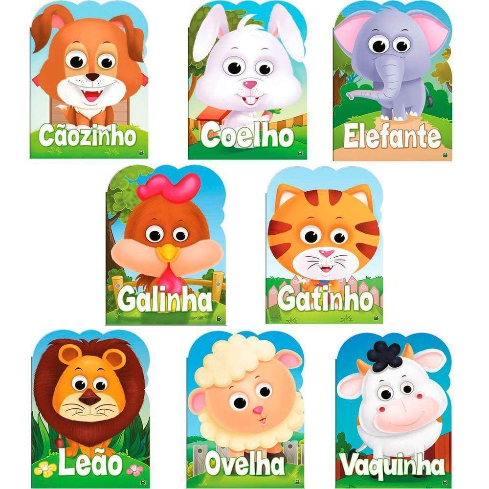 Kit Com 8 Livros Infantil Para Ler - Coleção Olha Quem Sou