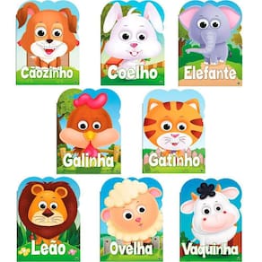 Kit Com 8 Livros Infantil Para Ler - Coleção Olha Quem Sou