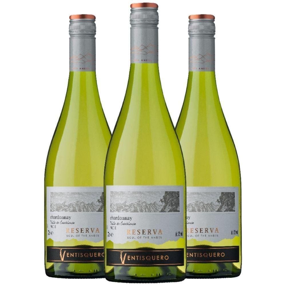 Vinho Branco Ventisquero Reserva Chardonnay 750ml (3 Und)