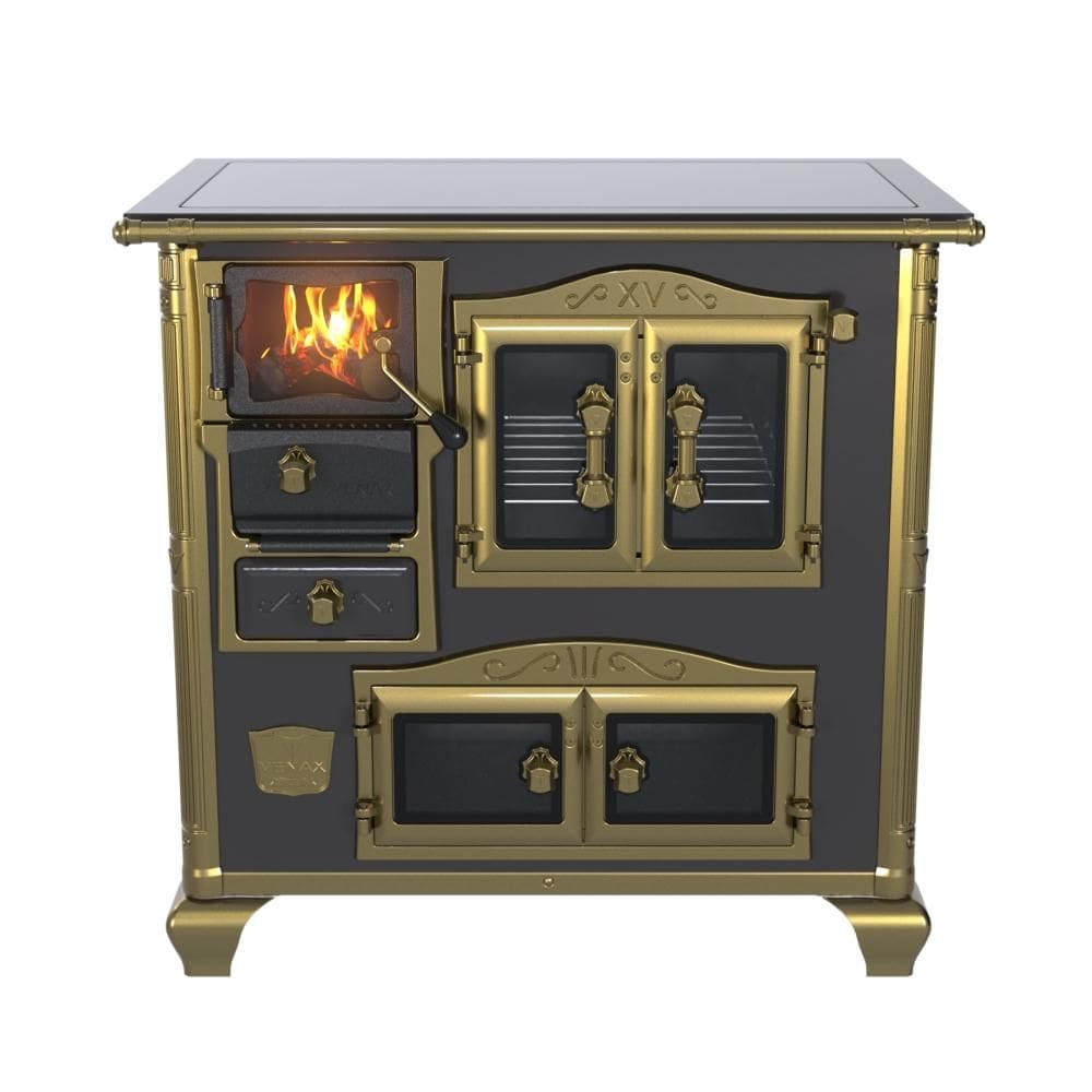 Fogao a Lenha Venax n 1 Princess Premium Preto Gold