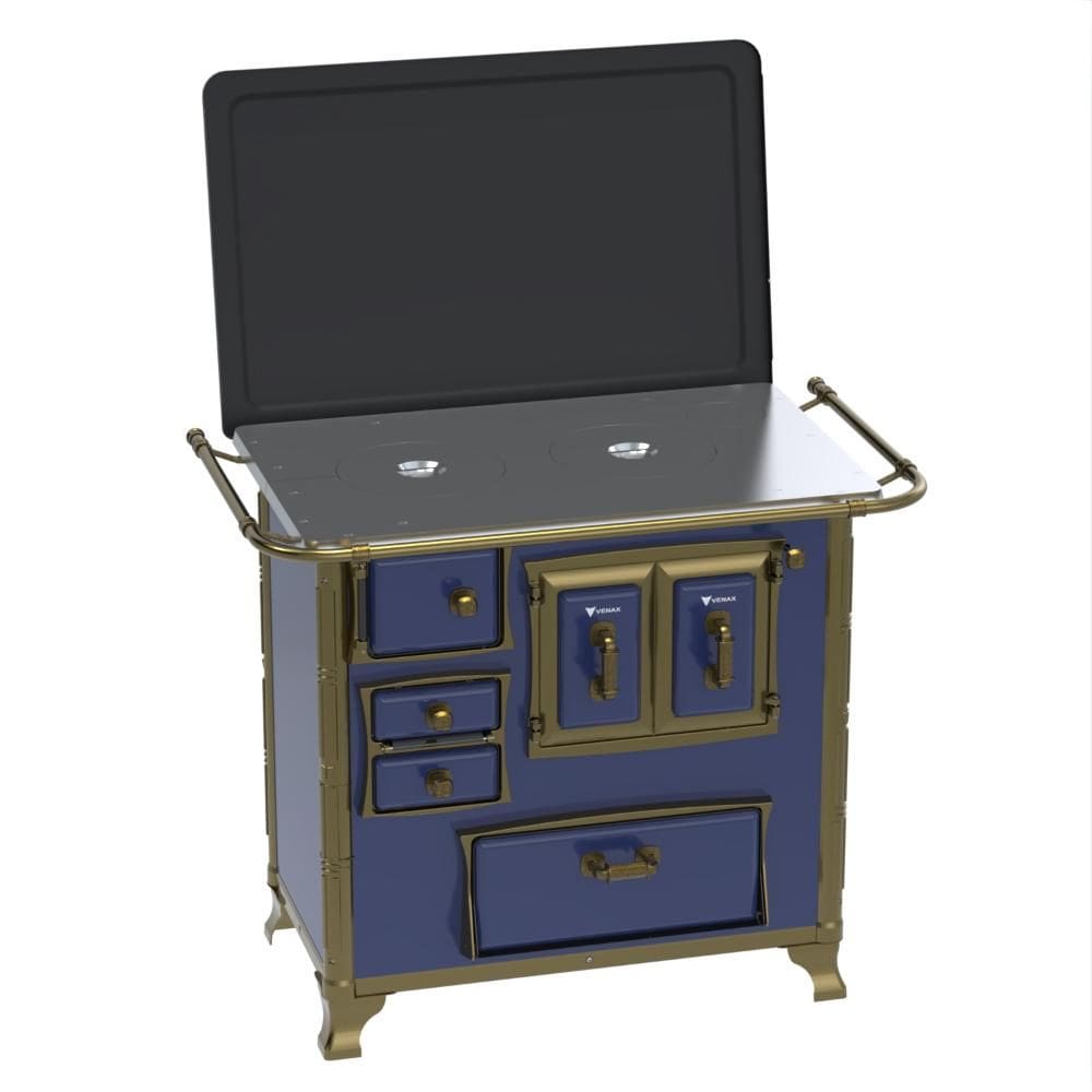 Fogao a Lenha Venax n 1 Renaissance Chapa de Aluminio Azul