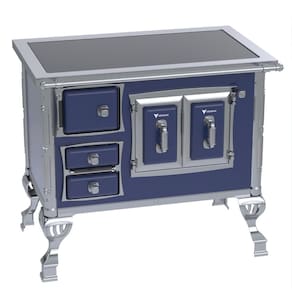 Fogao a Lenha Venax GII n 1 Sec XVIII Premium Azul