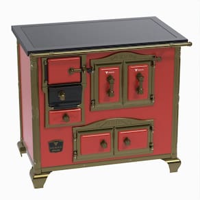 Fogao a Lenha Venax n 2 Imperador Premium Vermelho