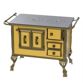 Fogao a Lenha Venax n 1 Colonial Amarelo