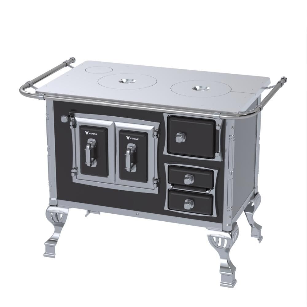 Fogao a Lenha Venax n 1 Sec XVIII Chapa de Aluminio Preto