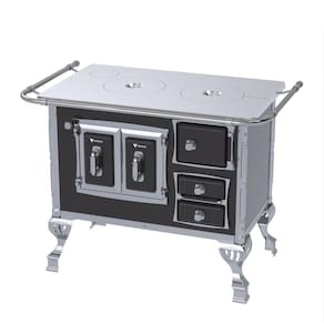 Fogao a Lenha Venax n 1 Sec XVIII Chapa de Aluminio Preto