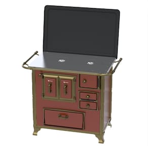 Fogao a Lenha Venax n 1 Renaissance Chapa de Aluminio Tabaco