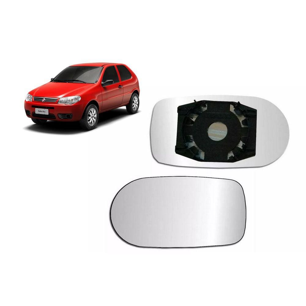 Lente Vidro Retrovisor Fiat Palio FIRE/EL/ELX/HLX 11/... Esquerdo RTVM17