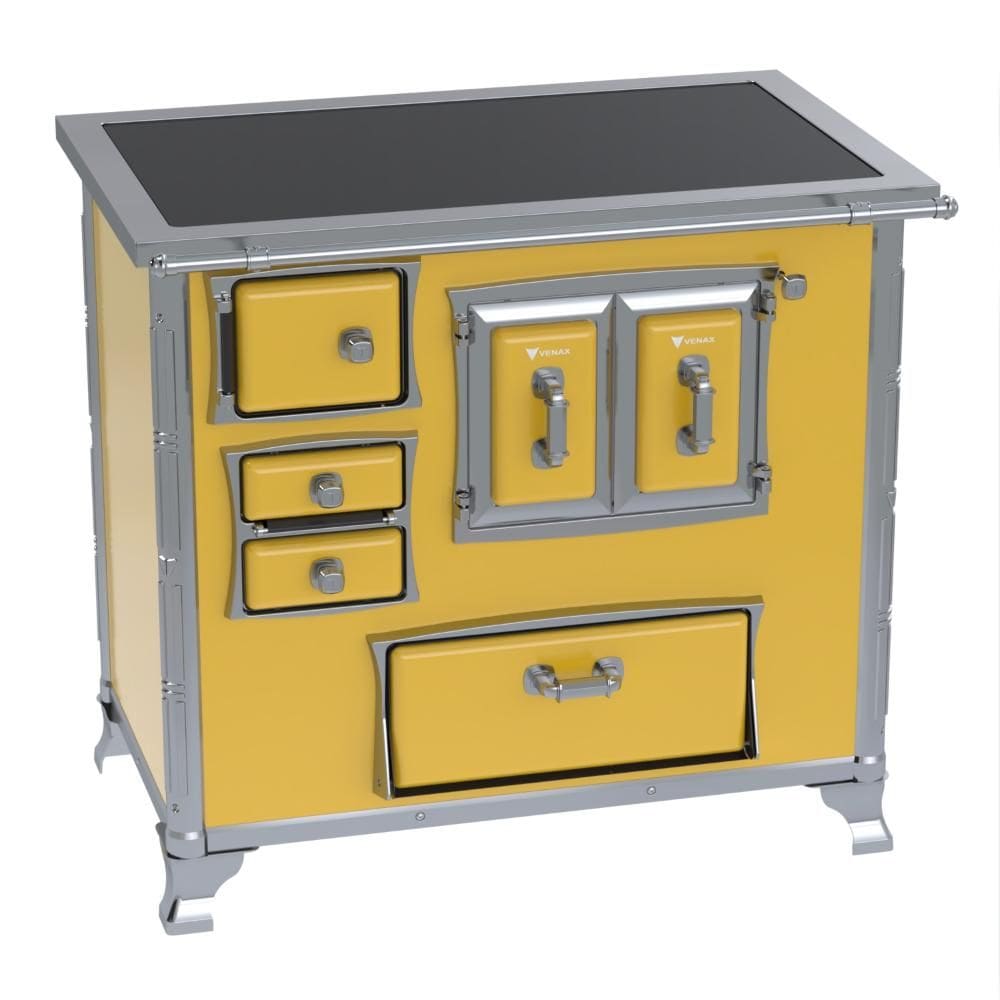Fogao a Lenha Venax GII n 2 Sec XVIII Premium Amarelo Gab