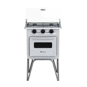Fogao 2 Bocas Venax Gemini Tampa de Vidro Branco Gas Glp