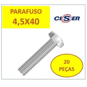 Parafuso Sextavado Inox 10 X 100 Inox 20 Pçs