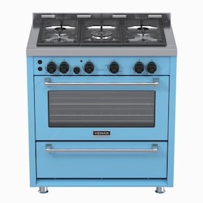 Fogao 5 Bocas Venax Temis Azul Gas Glp