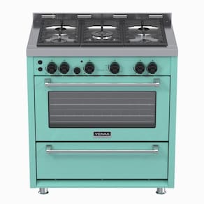 Fogao 5 Bocas Venax Temis Verde Gas Glp
