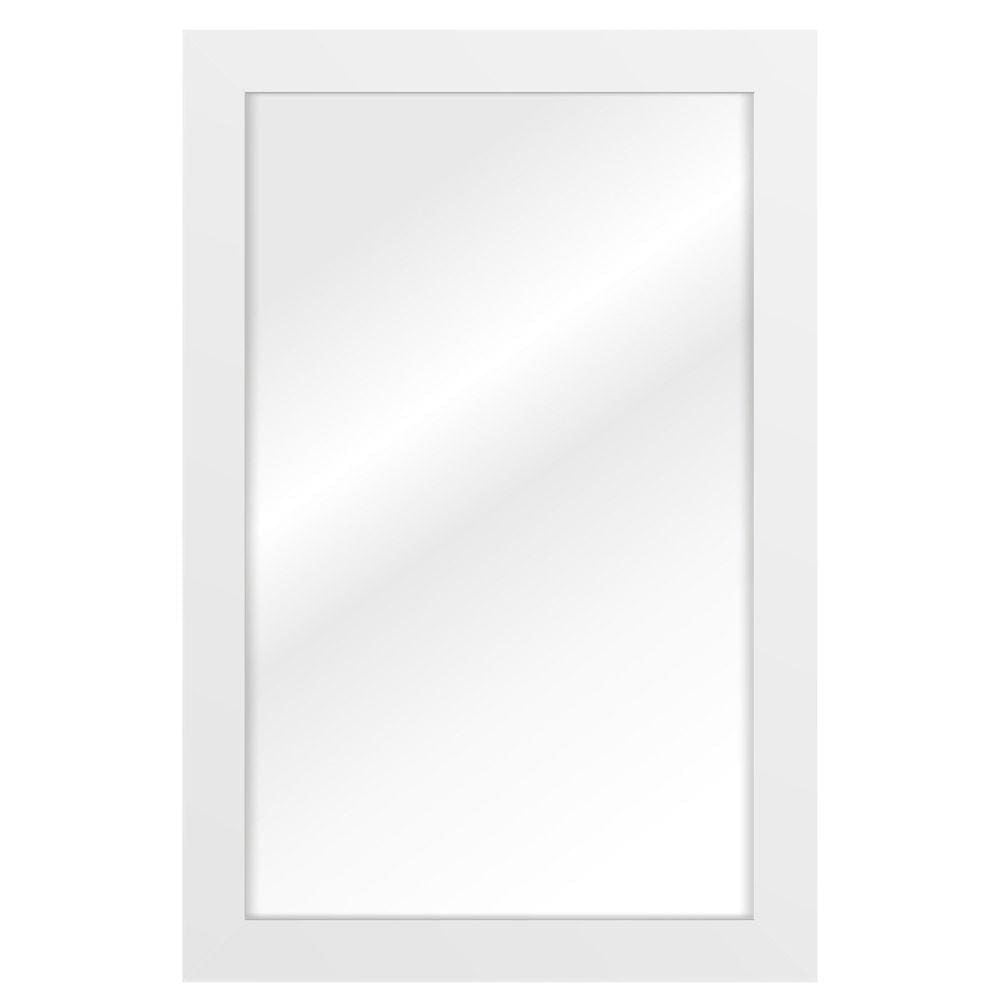 Espelho Decorativo Simple 40x60cm Tropical Artes Branco