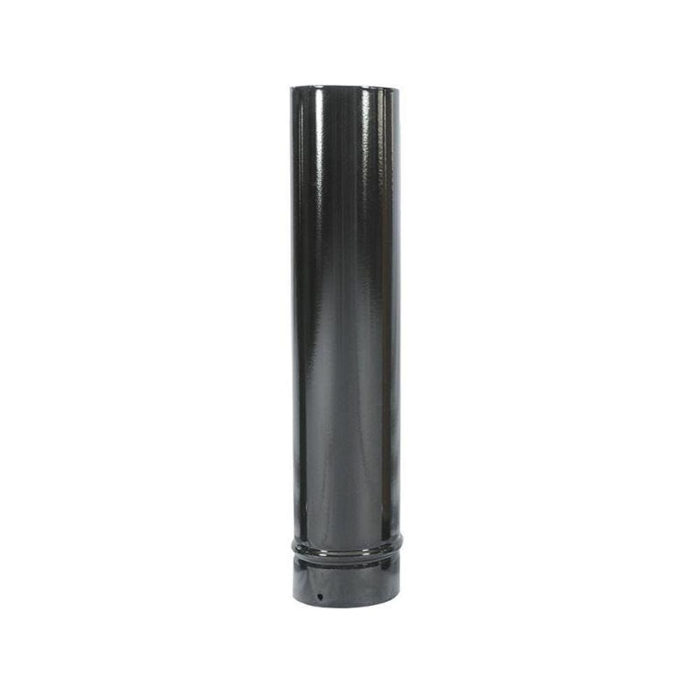 Cano Chamine Esmaltado Preto 50 Cm 110 Mm