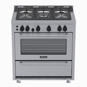 Fogao 5 Bocas Venax Temis Inox Gas Glp