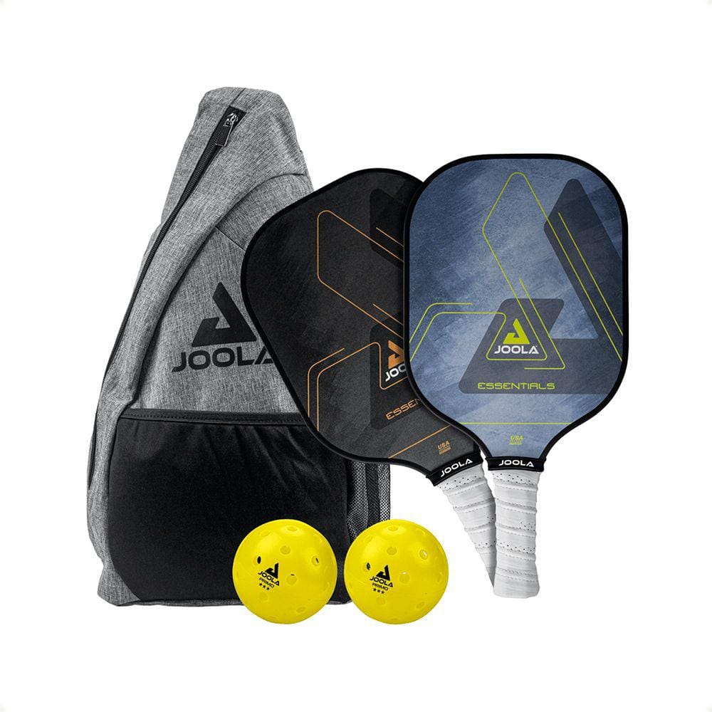 Kit de Pickleball Joola Essentials(2 Raquetes, 2 Bolas e 1 Bolsa)
