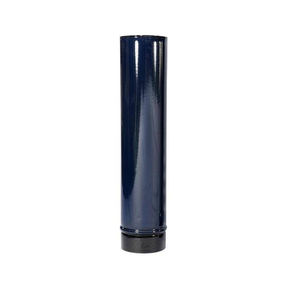 Cano Chamine Esmaltado Azul 50 Cm 110 Mm