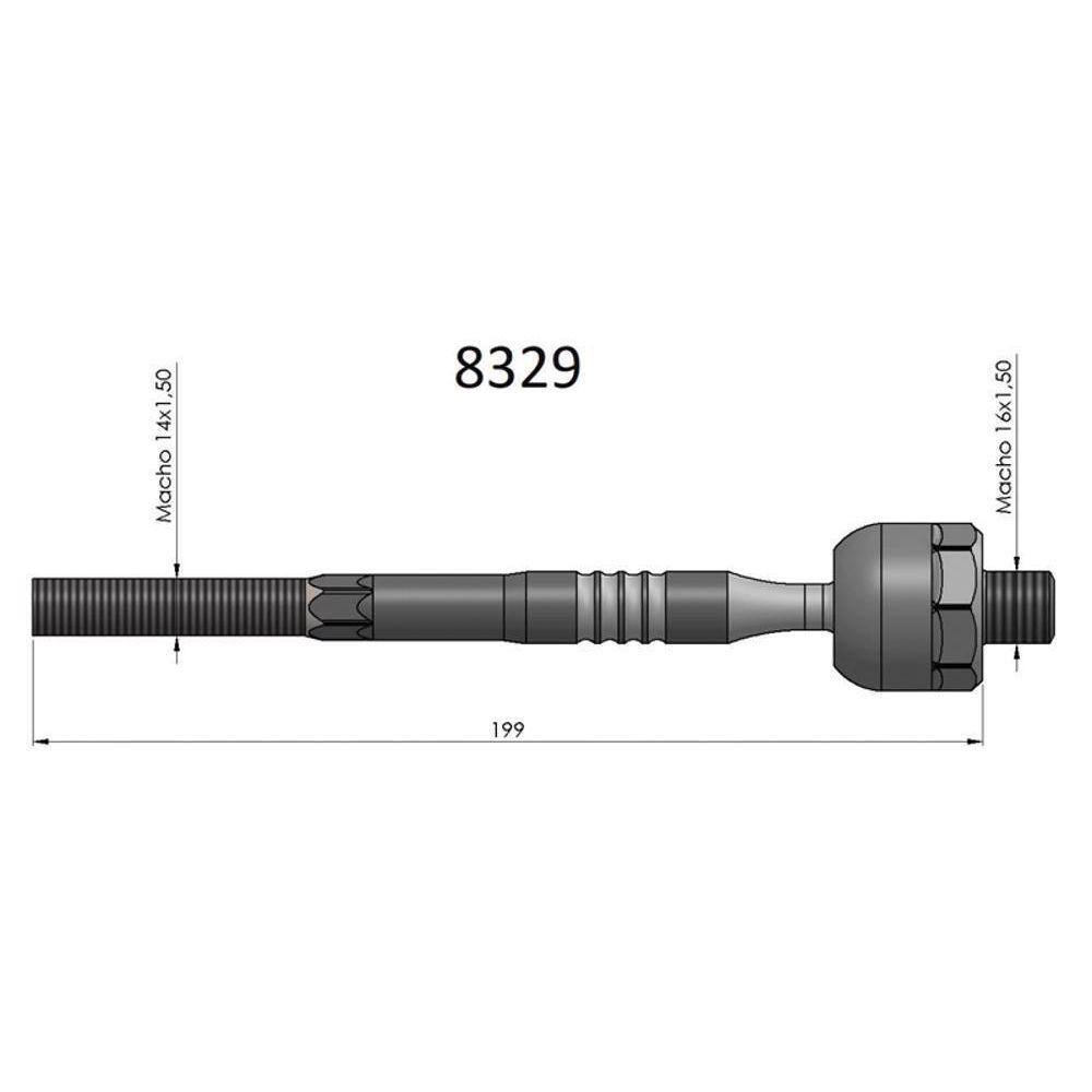Barra Axial Frontier Sel Bortec
